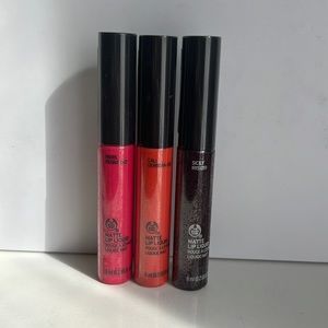 NWT—The Body Shop Matte Liquid Lip! Set of 3 colors